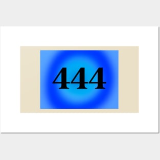 444 Angel Numbers Posters and Art